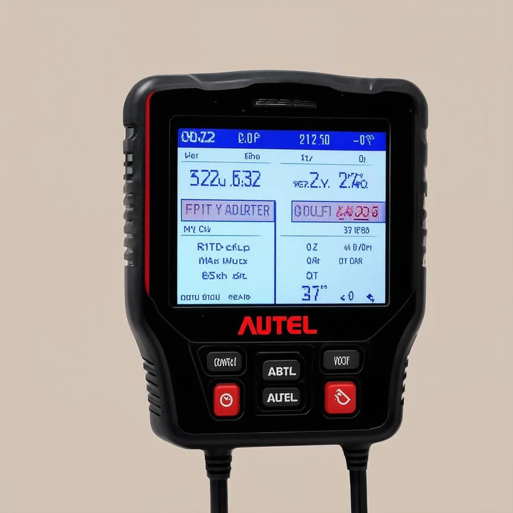 Autel OBDII Diagnostic Scan Tool Reading Data