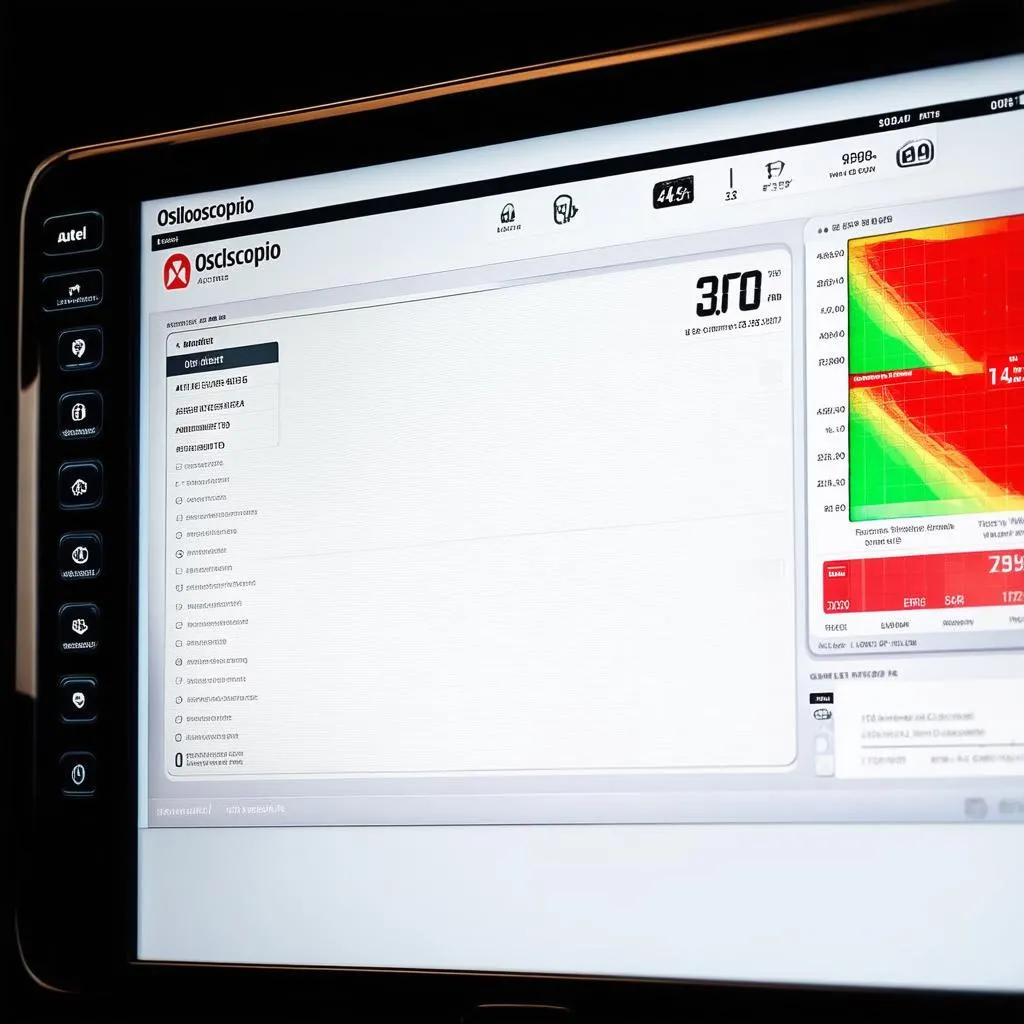 Autel Osciloscopio dashboard