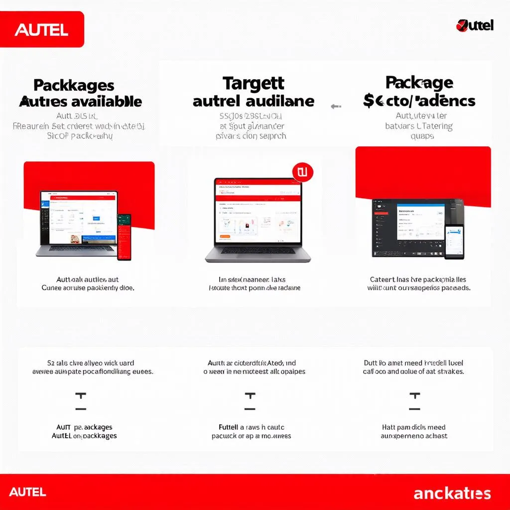 Autel packages for various needs