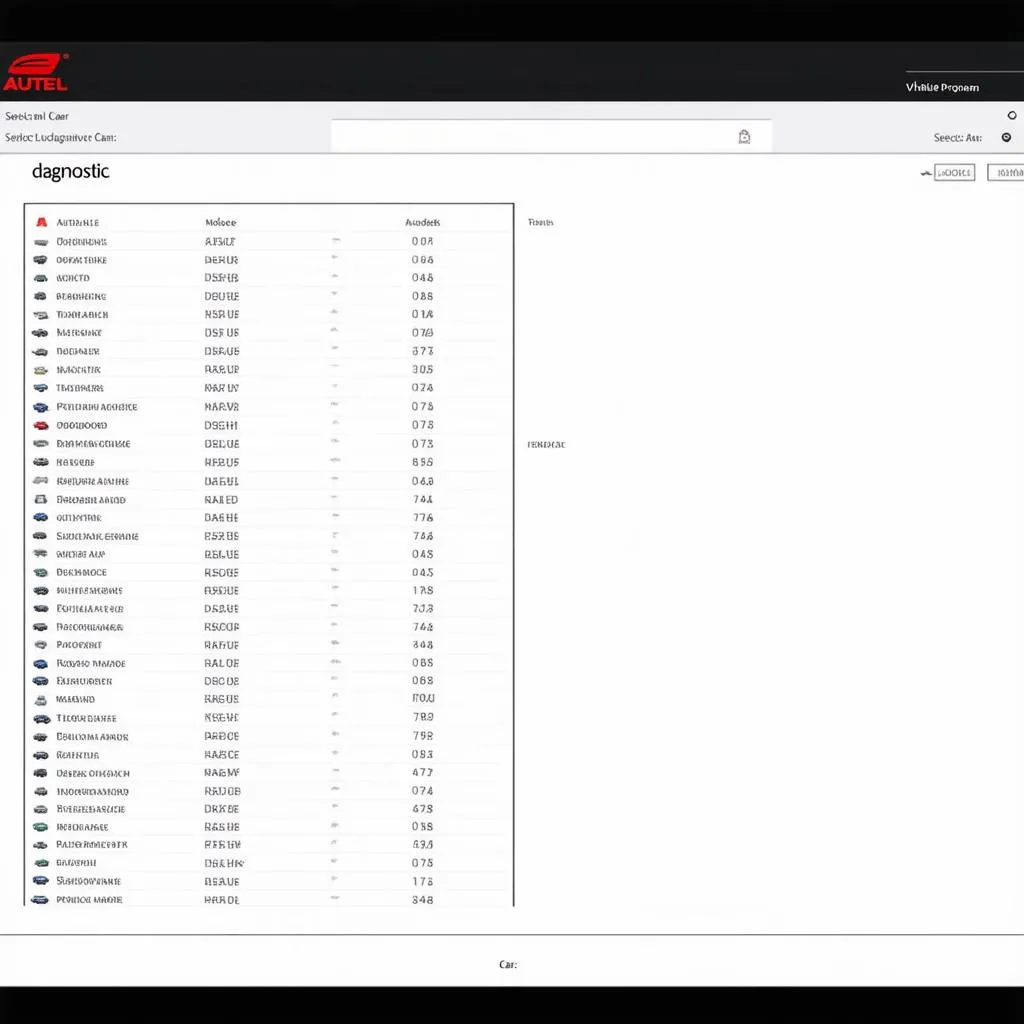 Autel Programa Interface