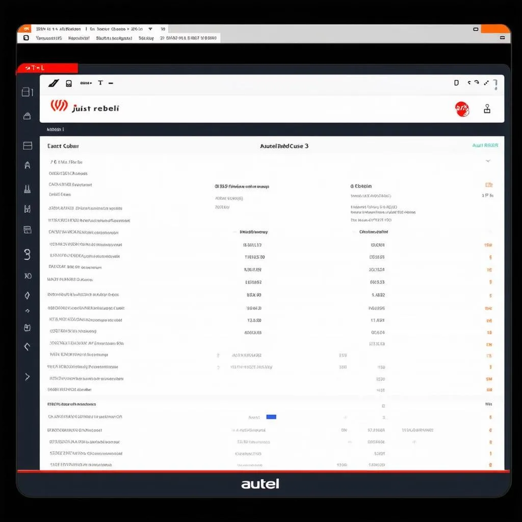 Autel Rebelli Dashboard