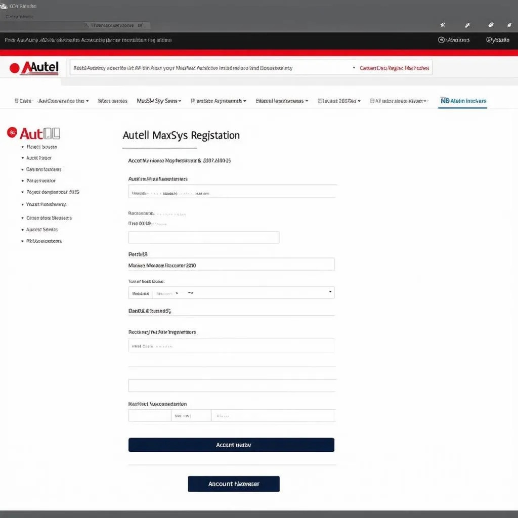 Autel registration process