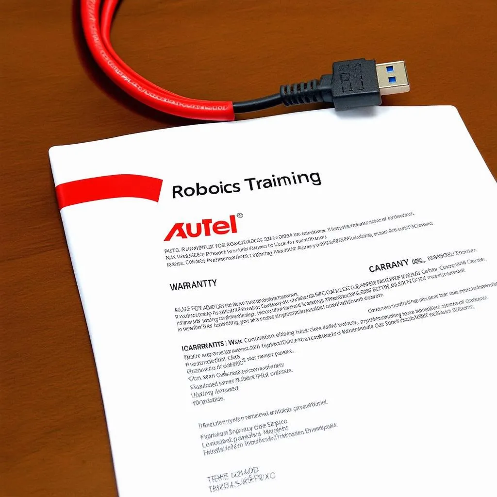 Autel Robotics Training Cable Warranty