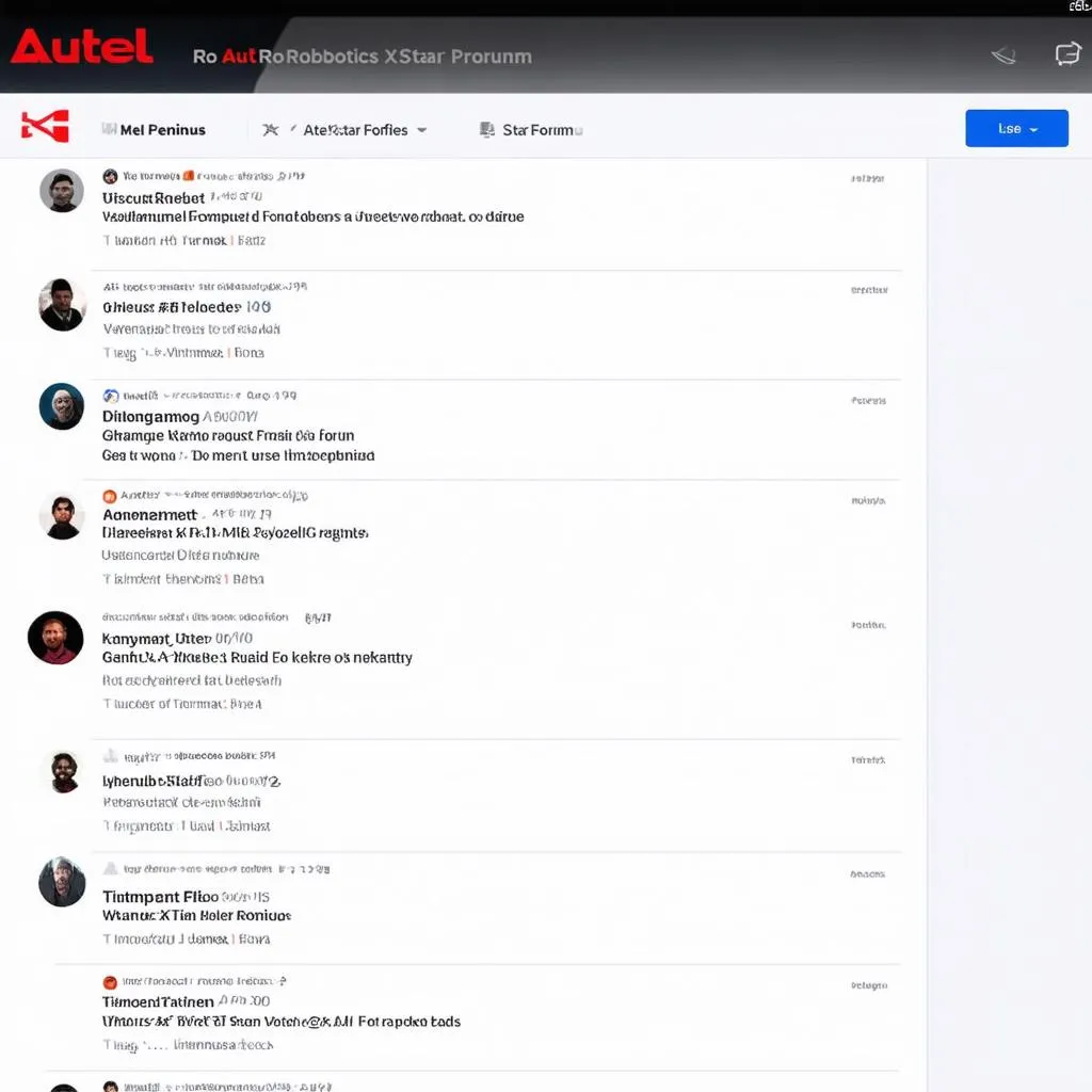 Autel Robotics X-Star Premium Forum Interface