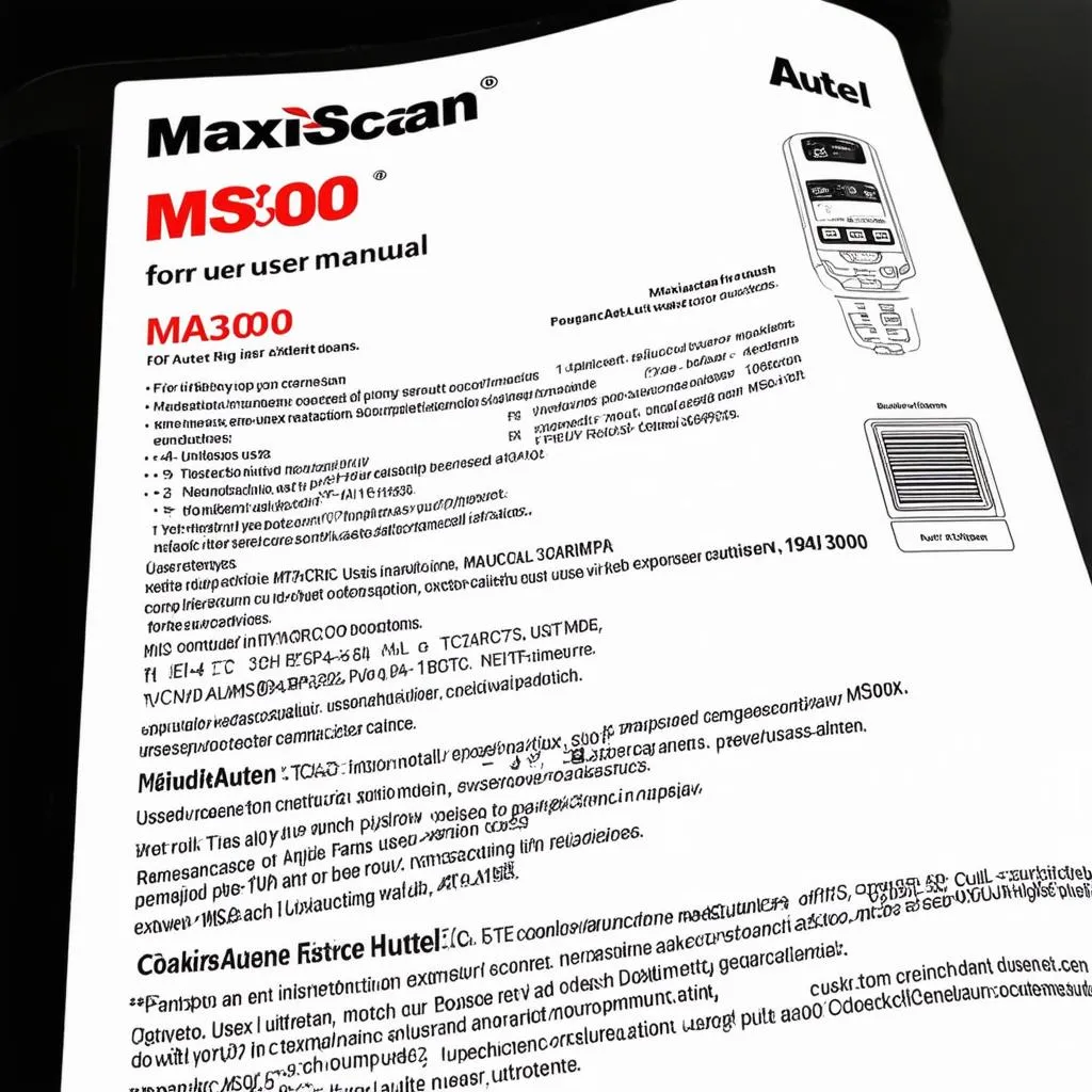 Autel MaxiScan MS300 User Manual