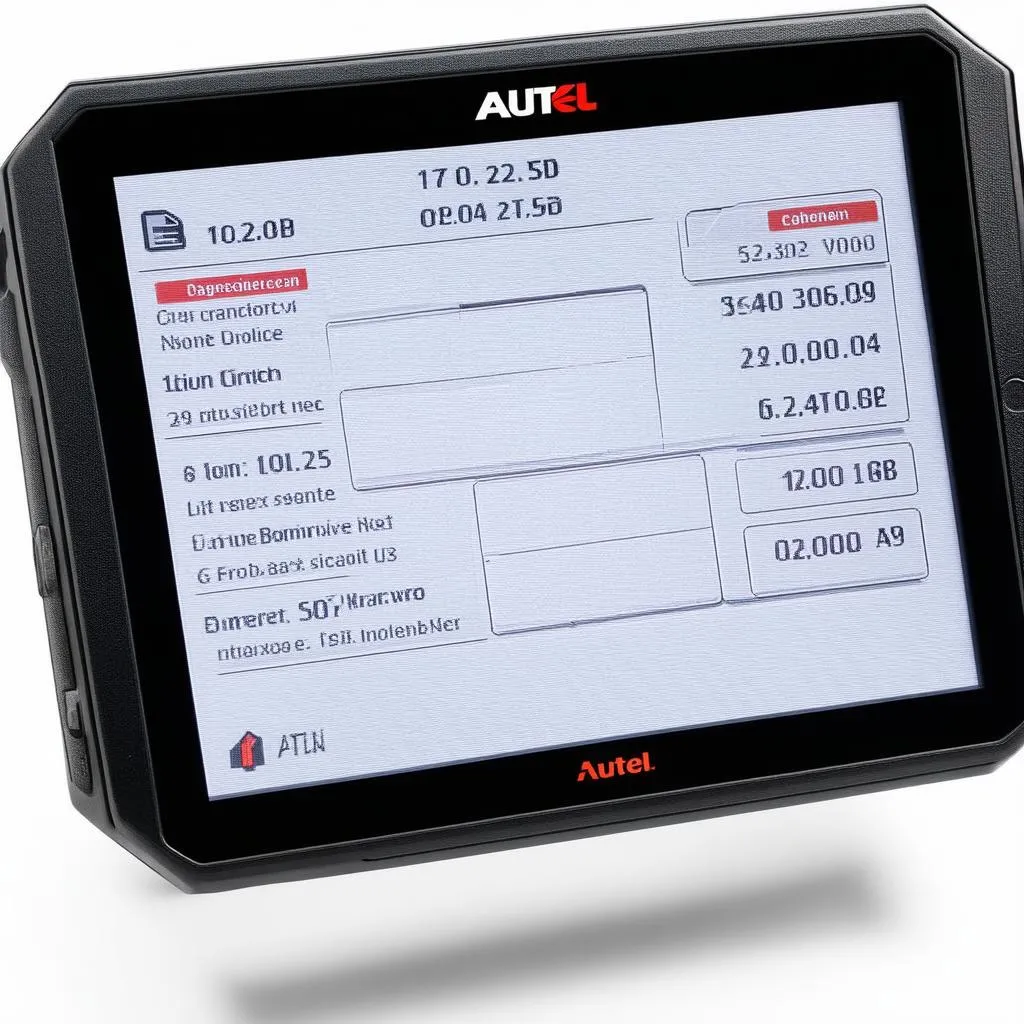 Autel Scanner Display