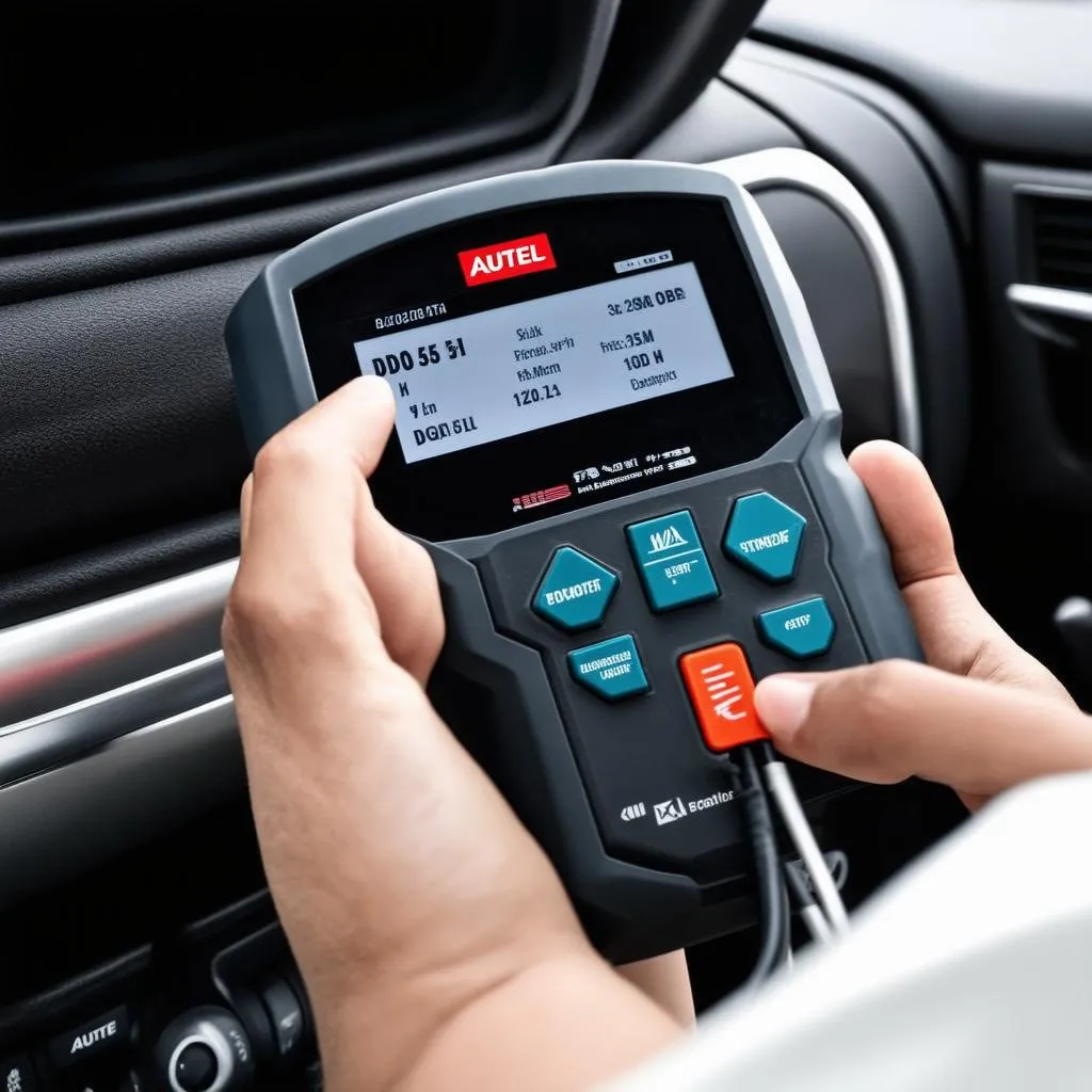 Autel scanner for car diagnostics