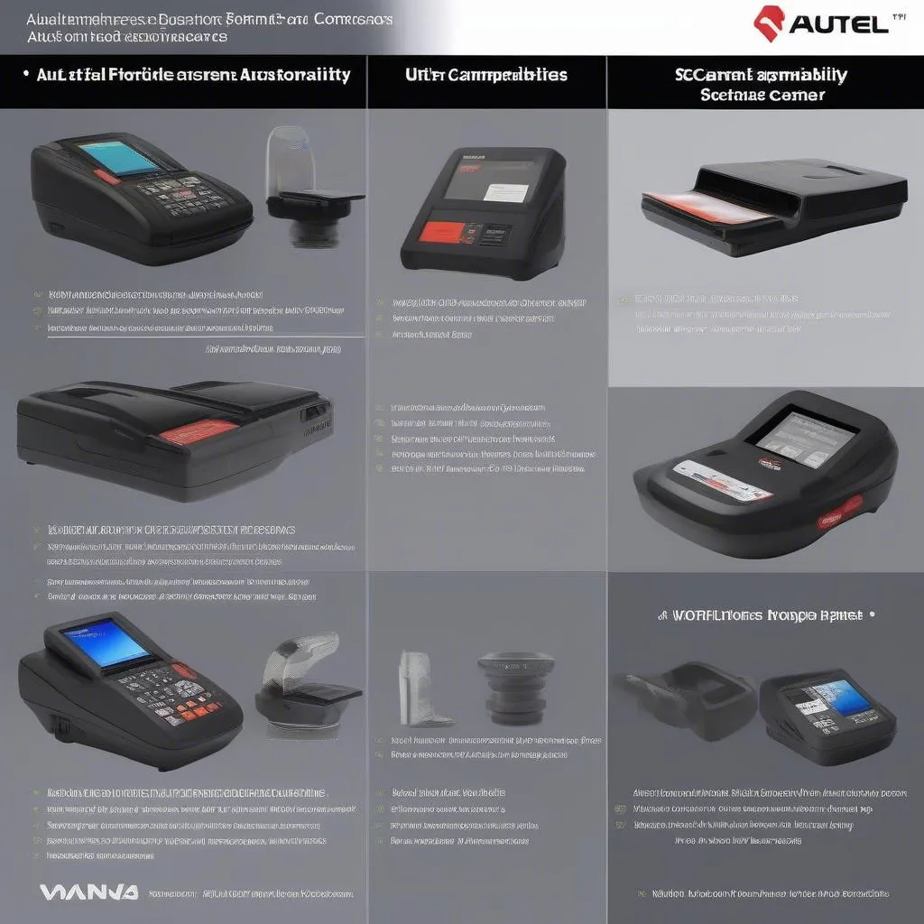 Autel scanner comparison chart