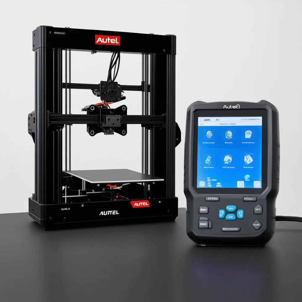 Autel Scanner Connected to 3D Printer