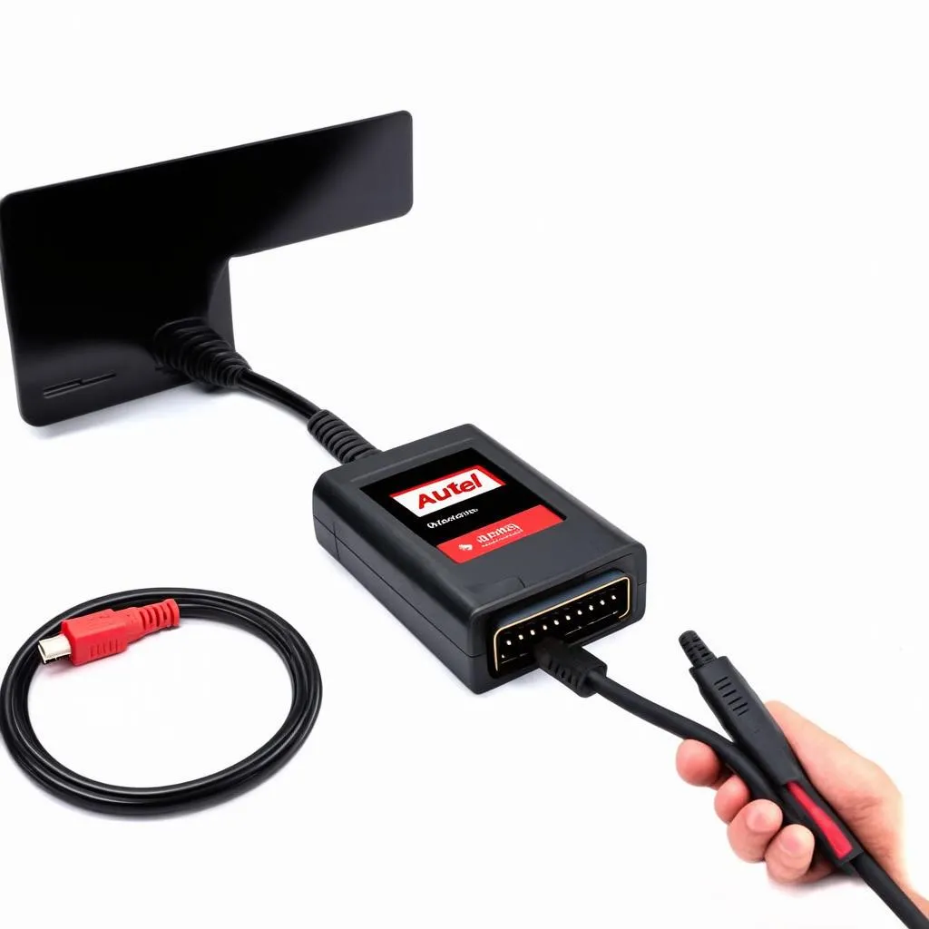 Connecting Autel Scanner to Car