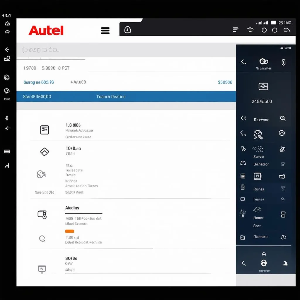 Autel Scanner Dashboard