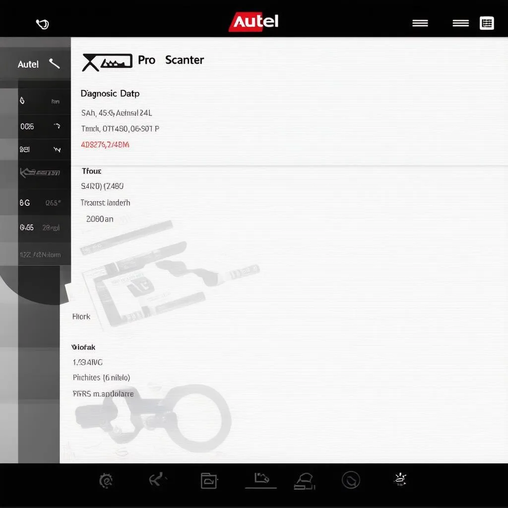 Autel Scanner Dashboard