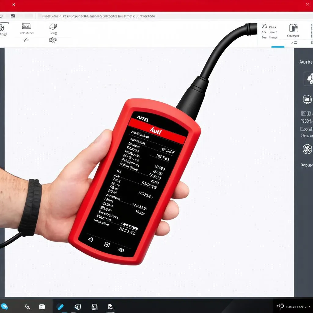 Autel scanner diagnostics