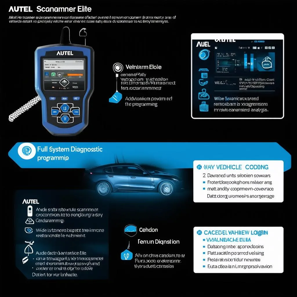 Autel scanner elite features