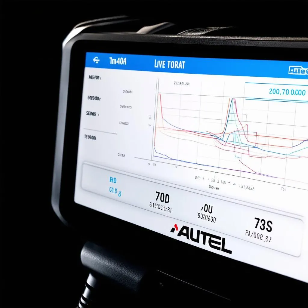 Close-up of Autel Scanner Features