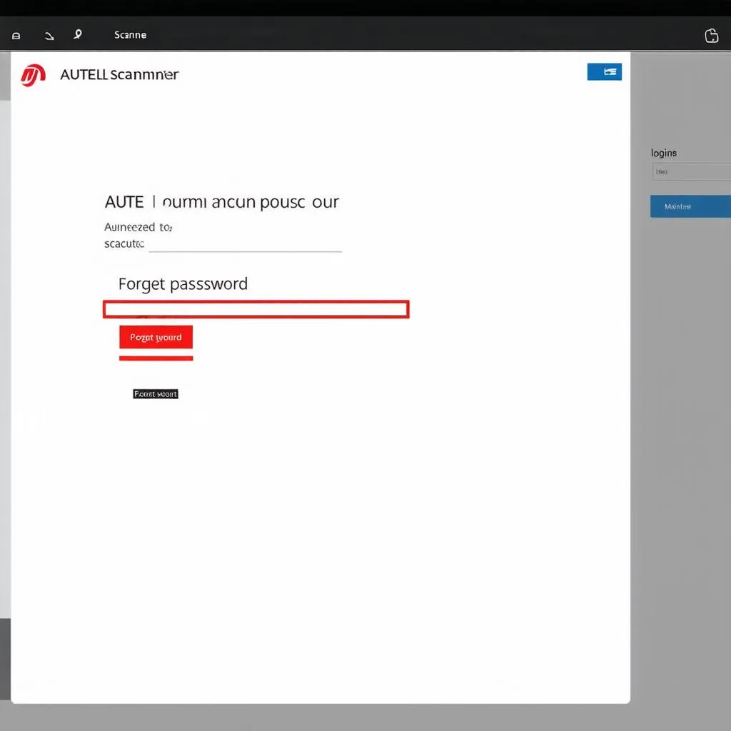 Autel Scanner Login Page