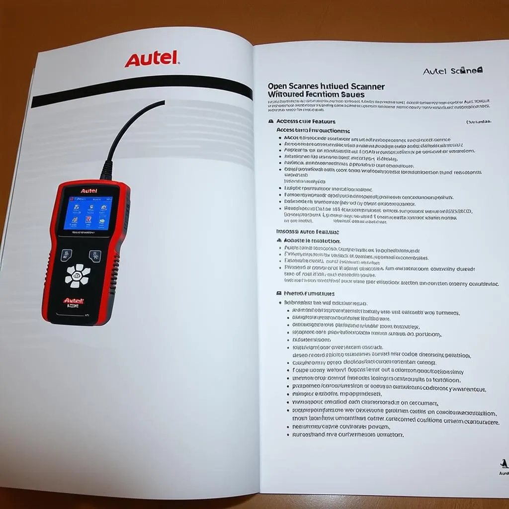 Autel Scanner manual