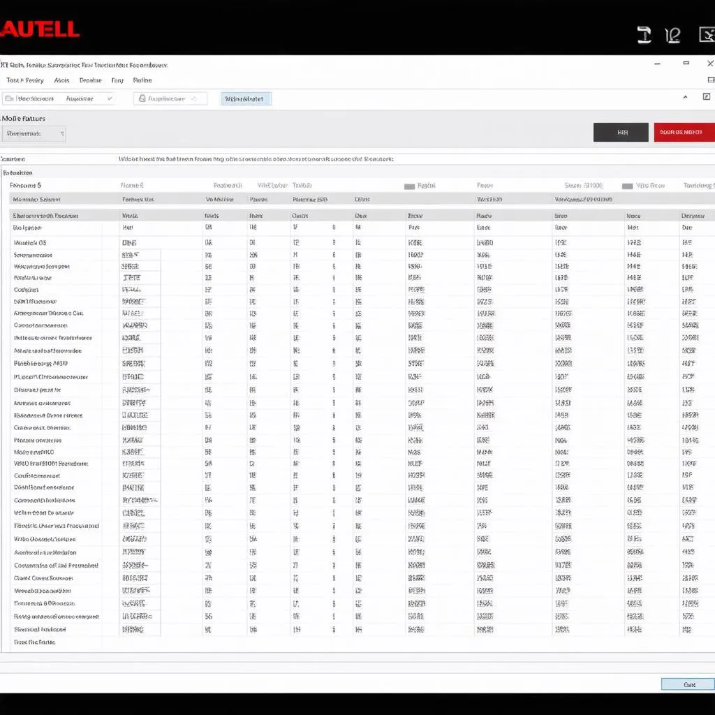 Autel Scanner Mode 6 Compatibility Chart