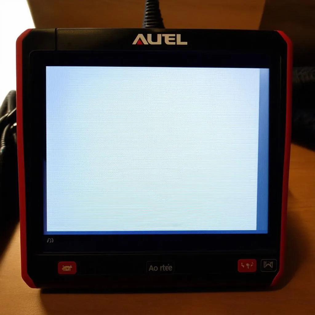 Autel Scanner No Display