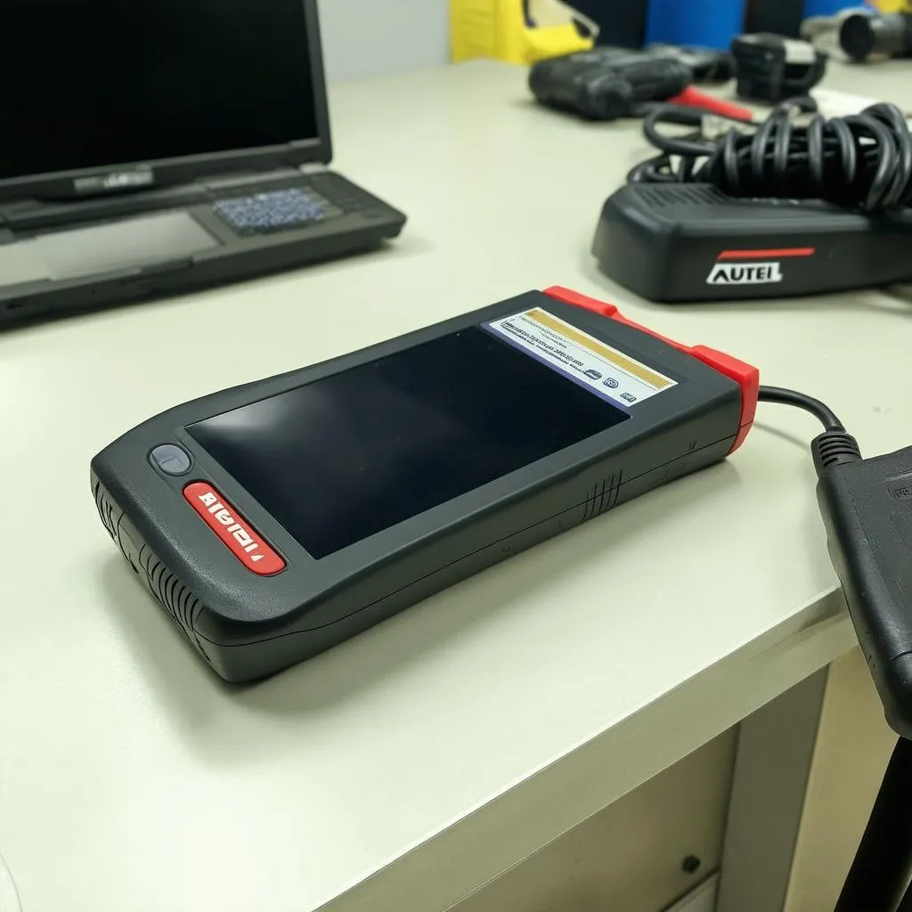 Autel Scanner On Table