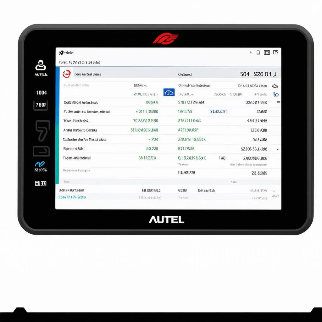 Autel Scanner Software Interface