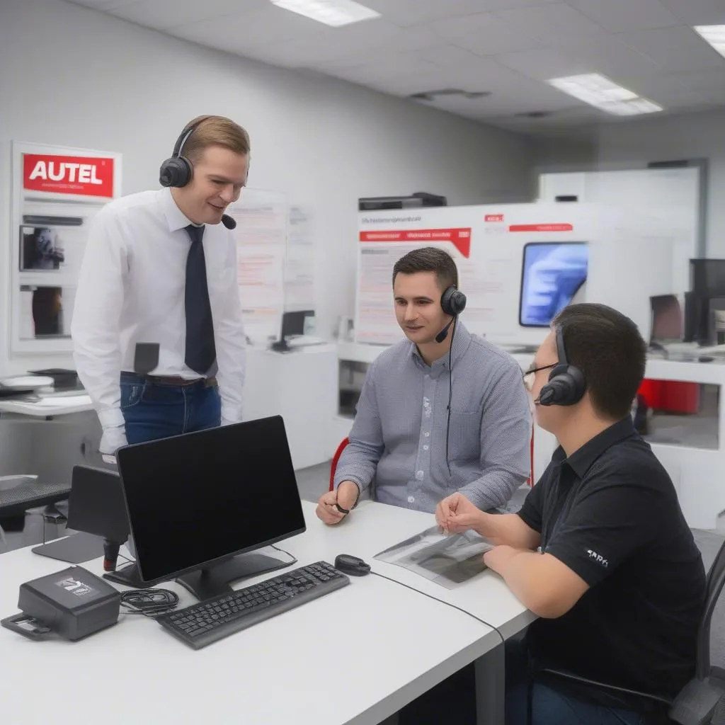 Autel technical support representative