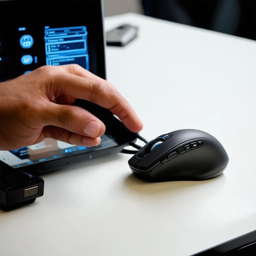 Autel Scanner and USB Mouse