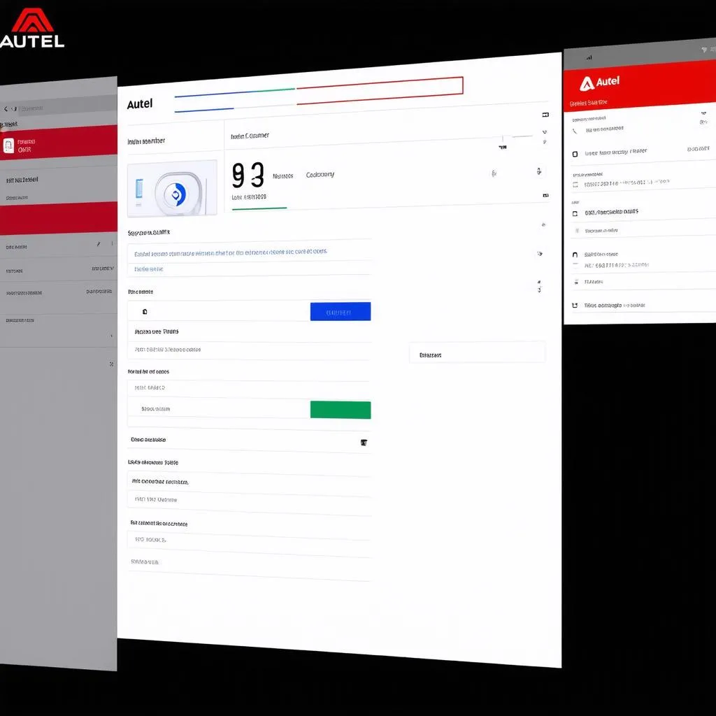 Autel Scanner User Interface