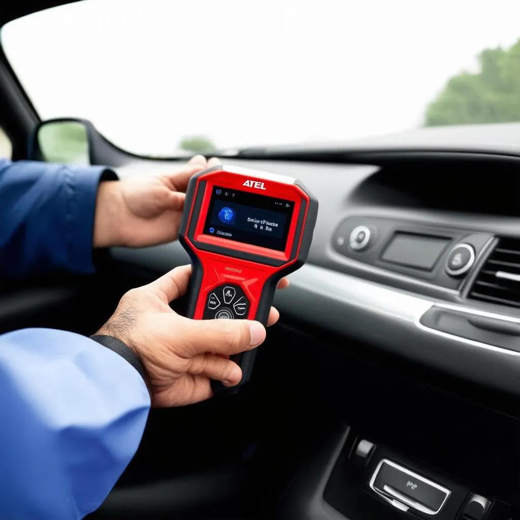 Autel Scanner With Car