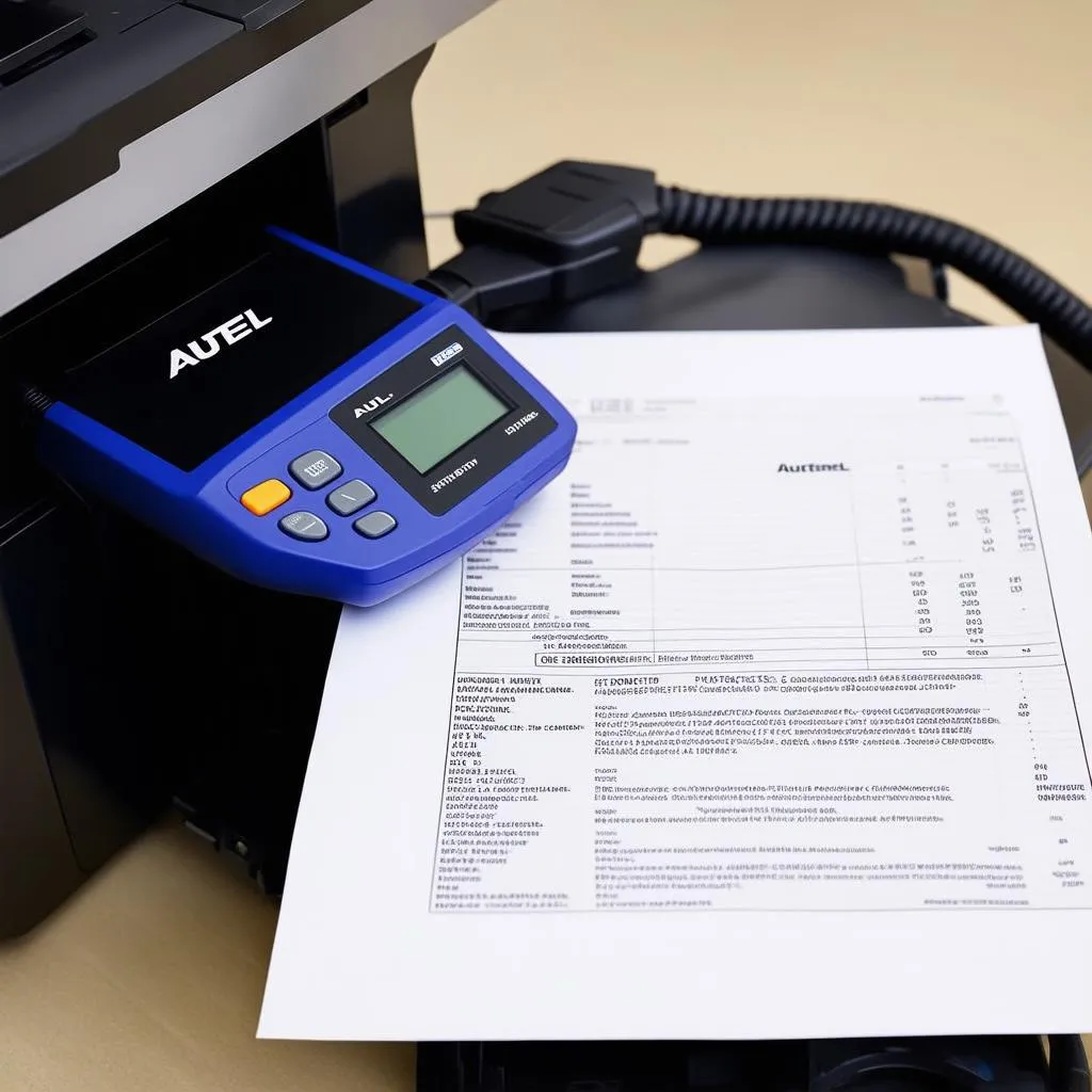 Autel Scanner with Printer