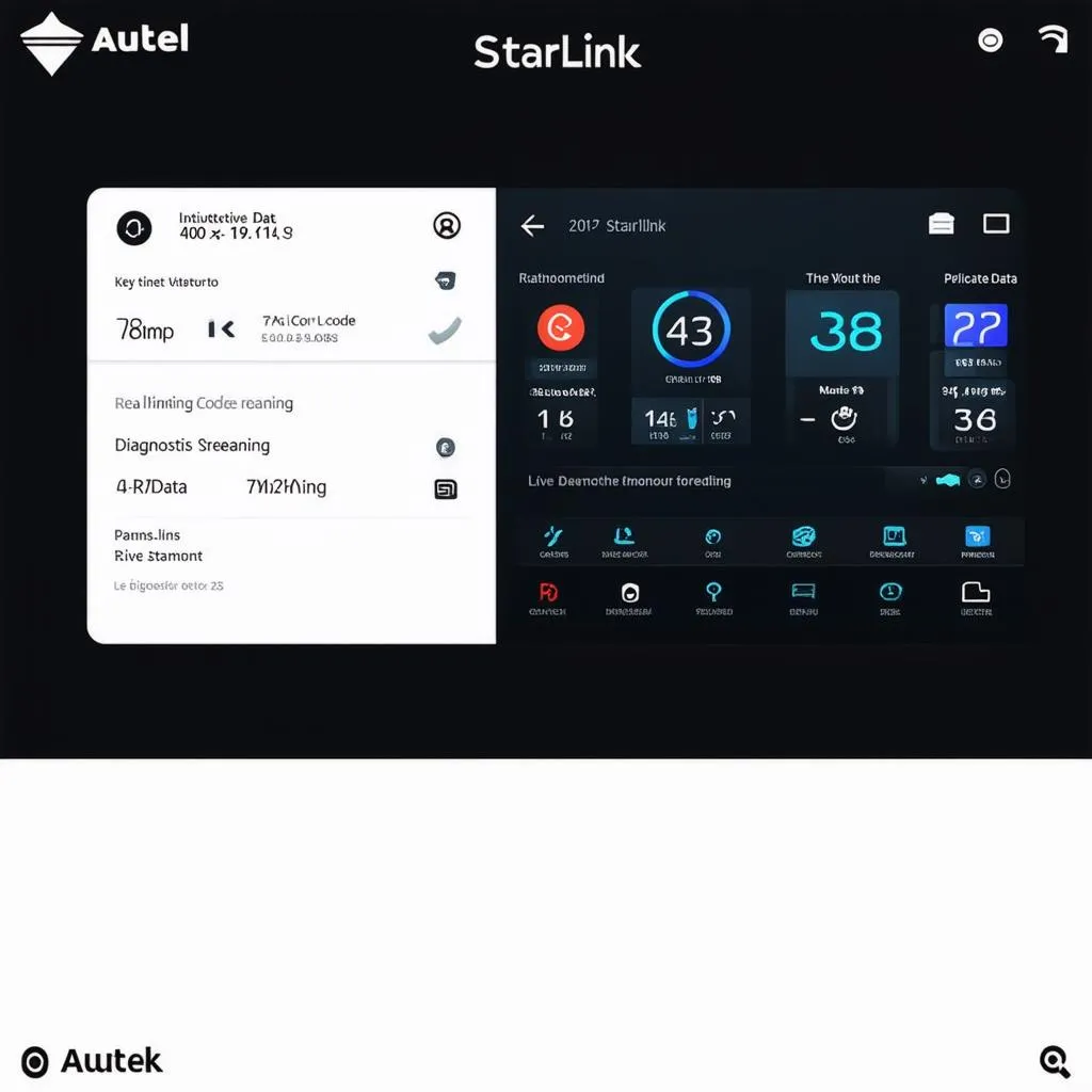 Autel Starlink App Interface