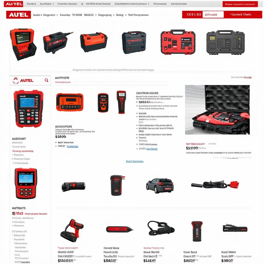 Autel Store USA Homepage