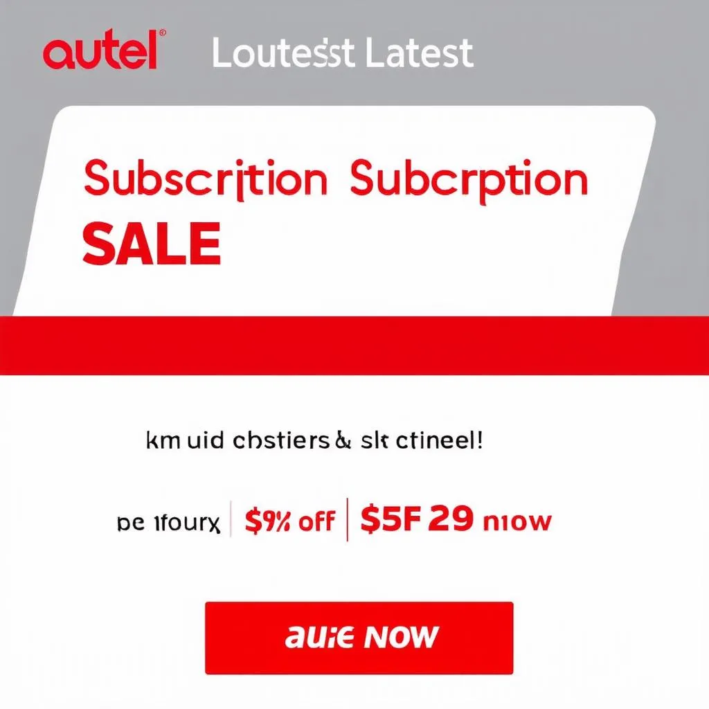 Autel Subscription Sale Banner