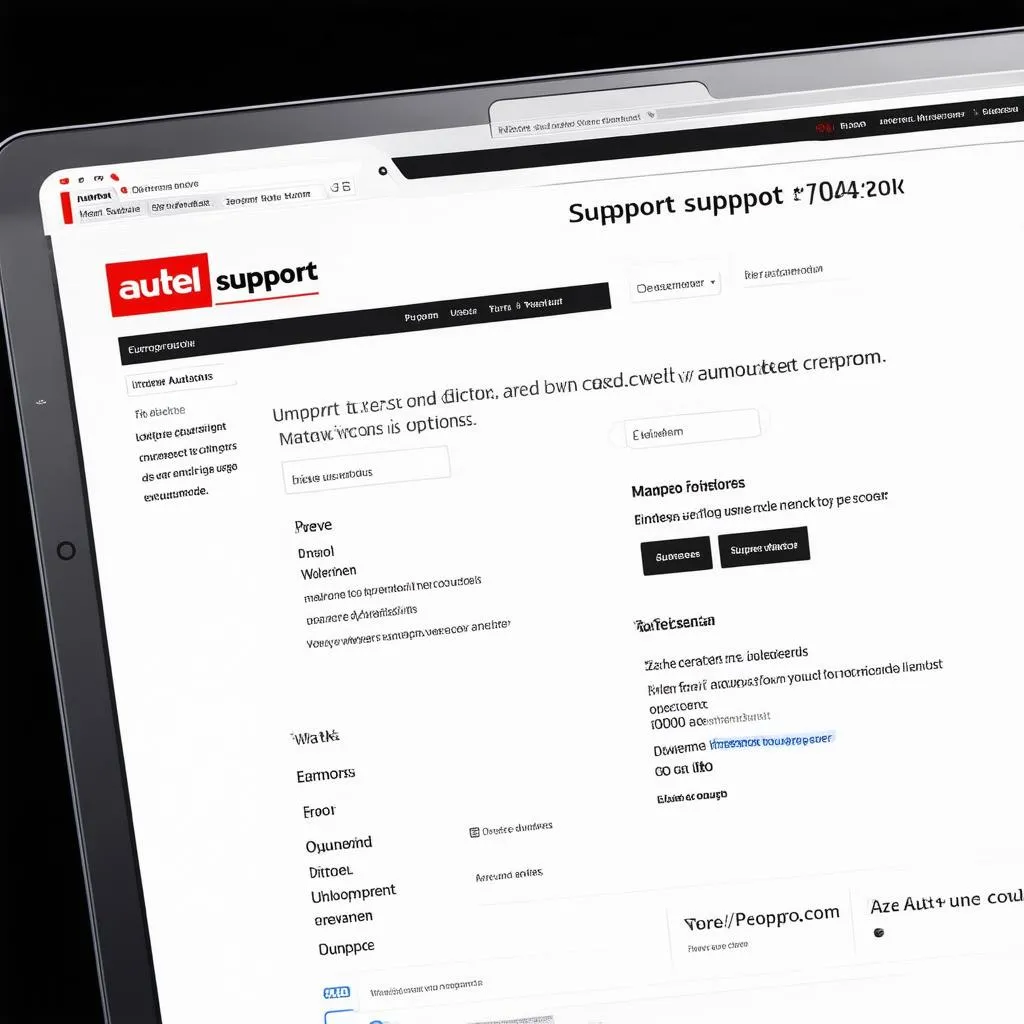 autel-support-webpage