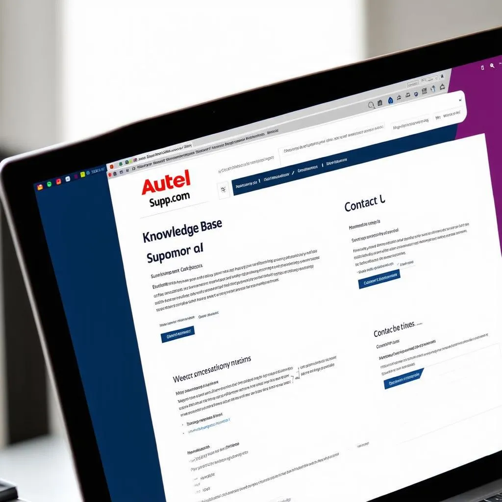 Autel Support Website