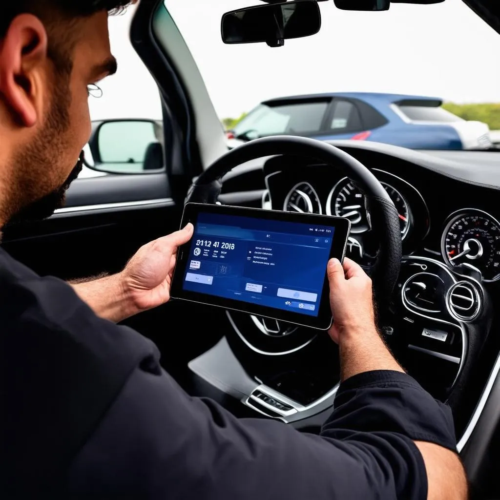 Autel Tablet 2018 Diagnosing Mercedes-Benz