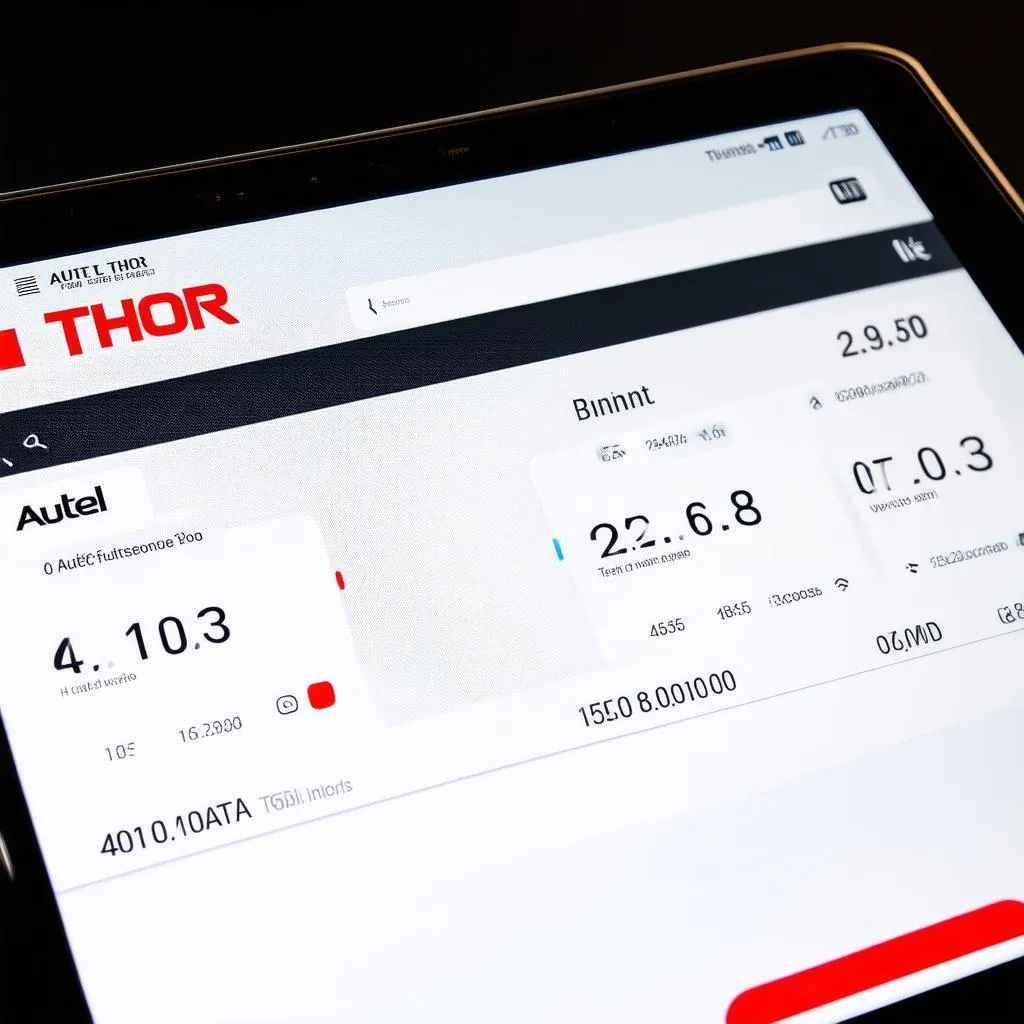 Autel Thor Interface