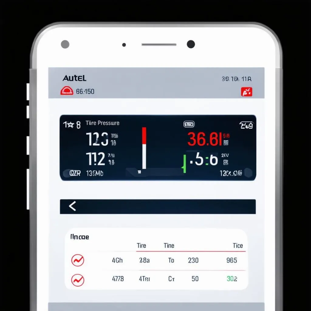 Autel TPMS Dashboard