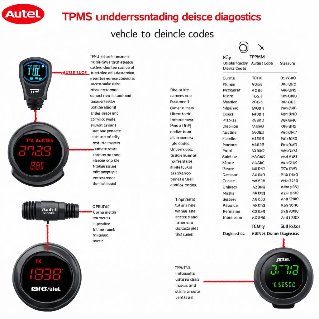 Autel TPMS Codes