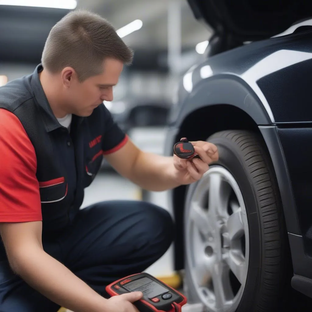 Autel TPMS sensor installation