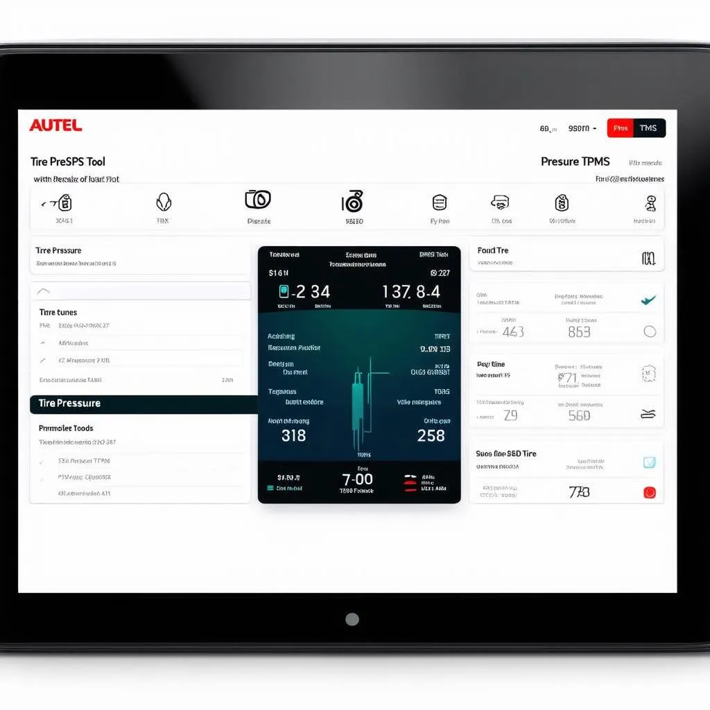 Autel TMPS Tool Dashboard