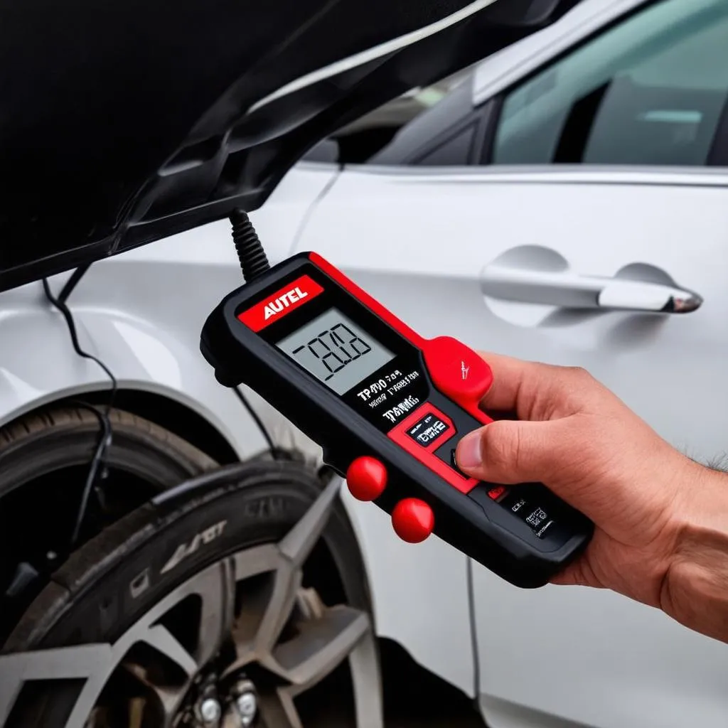 Activating TPMS Sensors with an Autel Tool