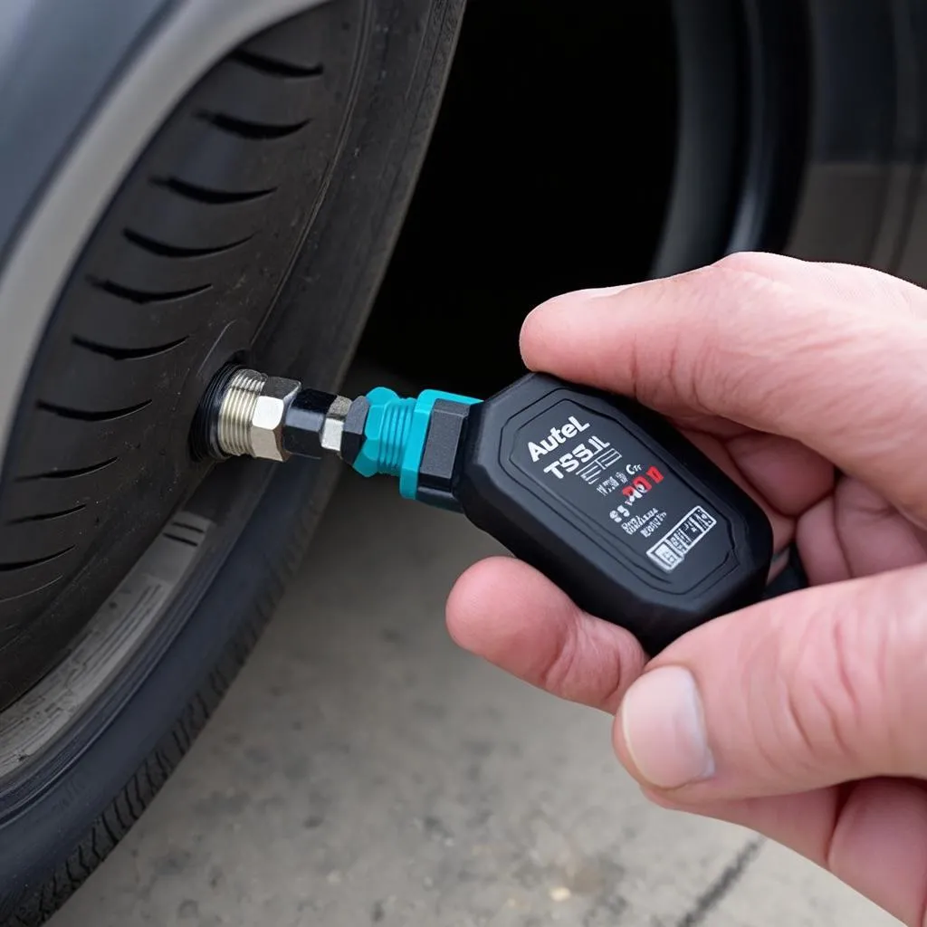 Setting up the Autel TPMS TS101