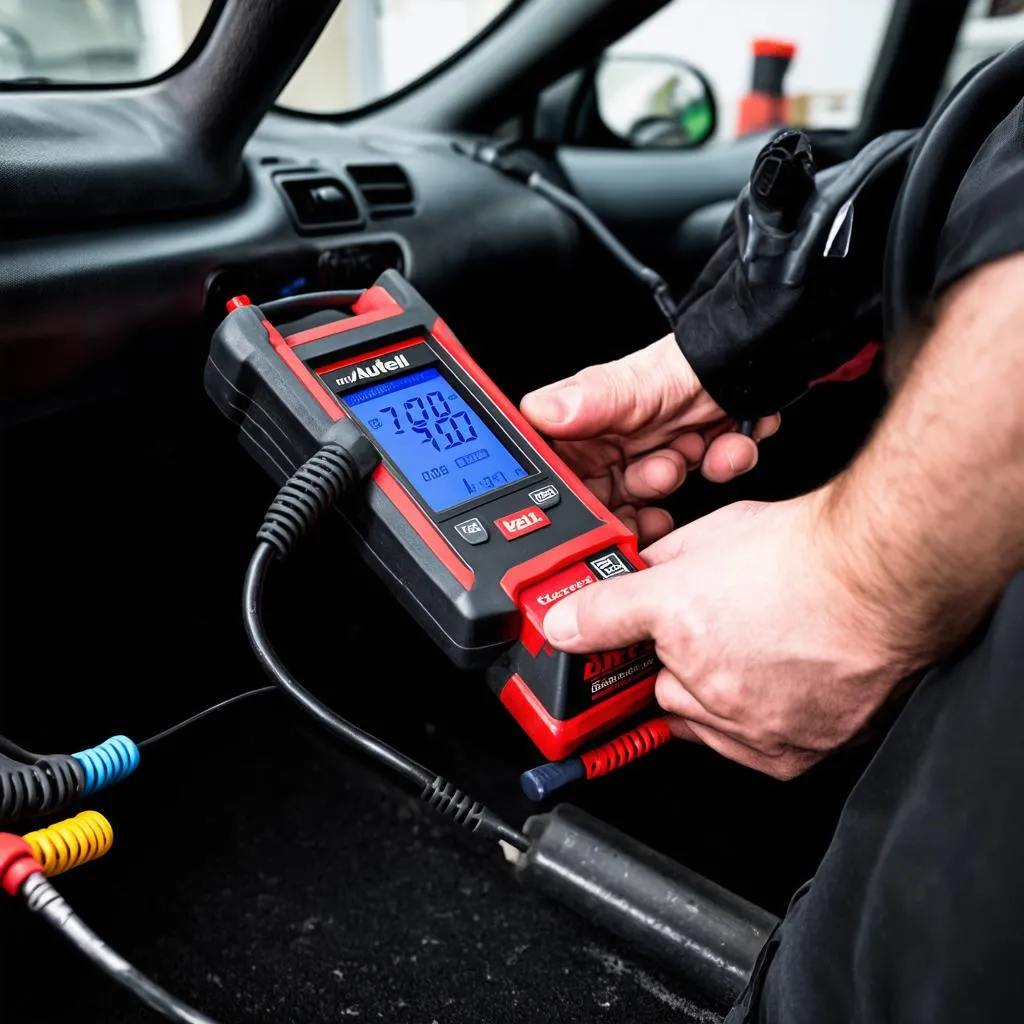 Autel TS401 Charger in Action