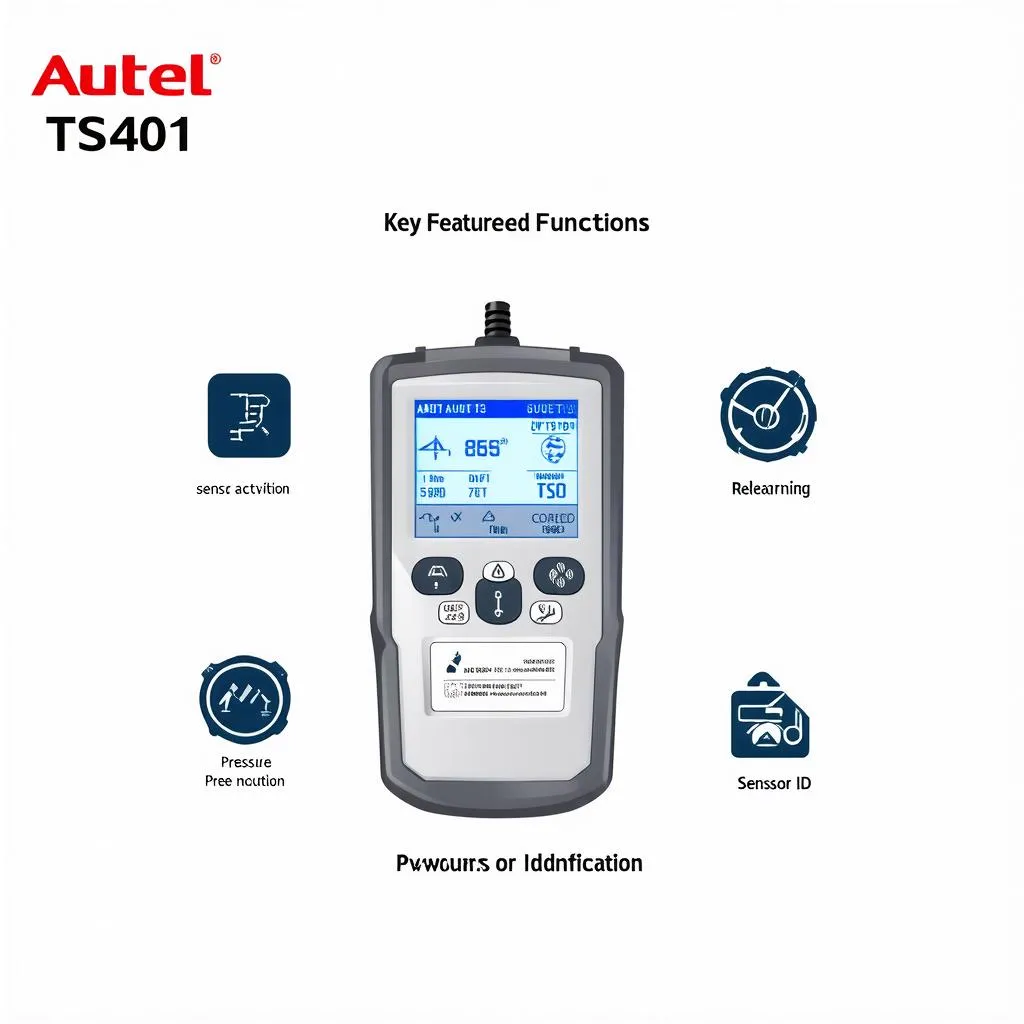 Autel TS401 Features