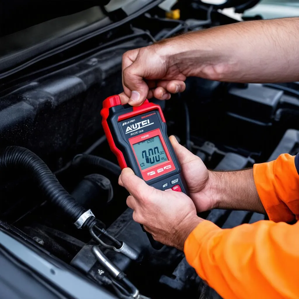 autel-tpms-scan-tool-being-used