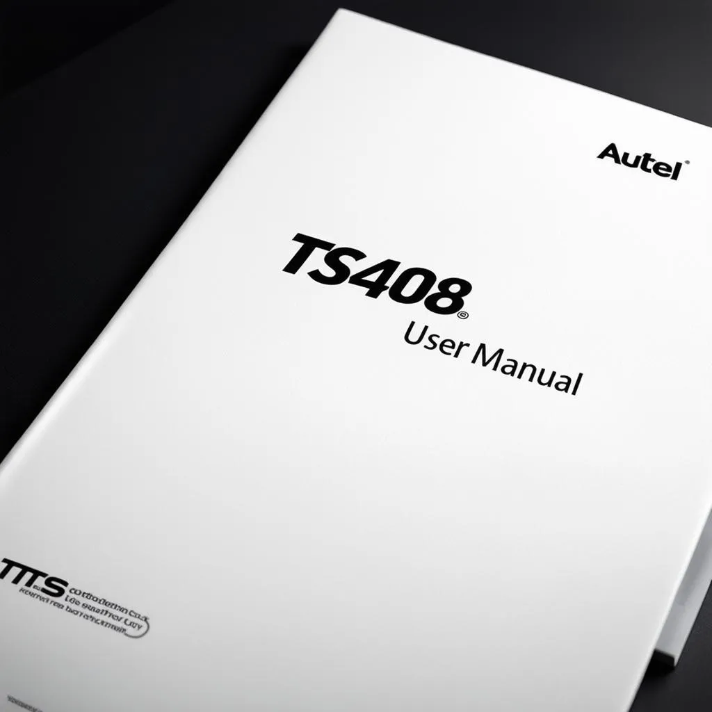 Autel TS408 User Manual Cover