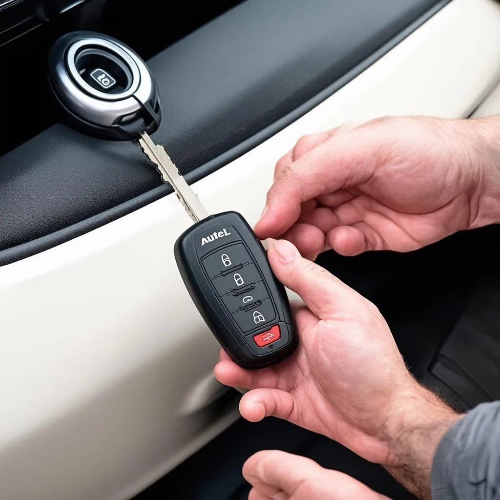 Autel TS508 Relearning a Chrysler Key Fob