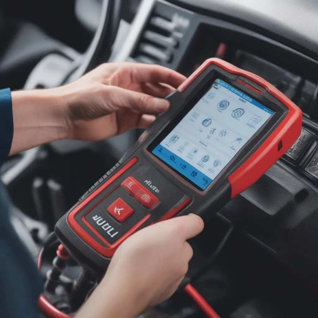 Autel TS508 OBD-II Connection