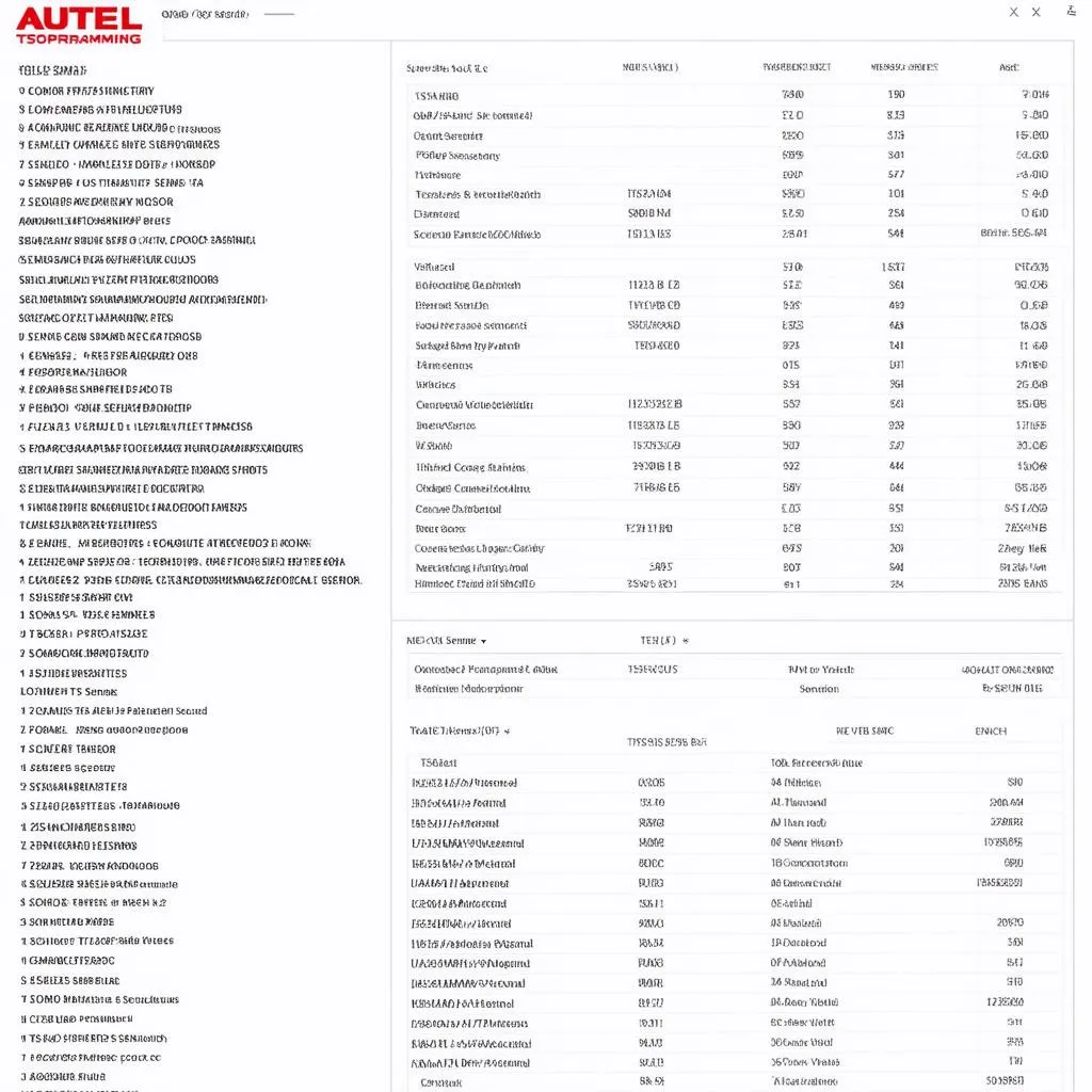 Autel TS508 programming OEM sensors